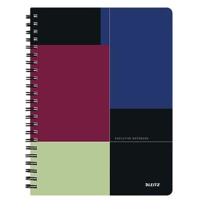 Leitz Executive Spiral Notebook College Ruled 80 Sheets PP Cover A4