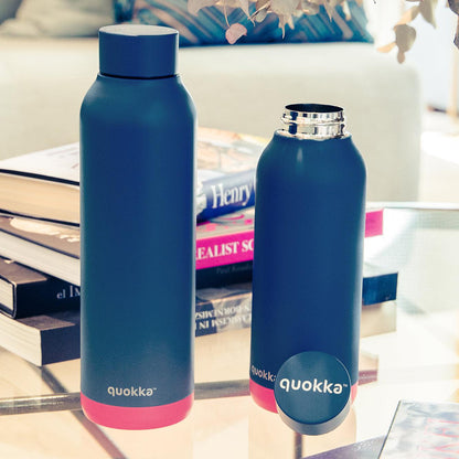 QUOKKA THERMAL SS BOTTLE SOLID PINK VIBE 510 ML