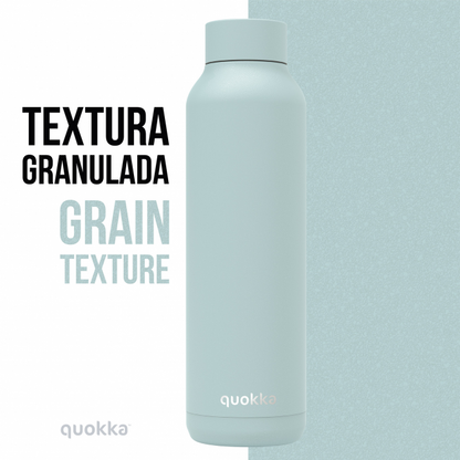 QUOKKA THERMAL SS BOTTLE SOLID COOL GRAY POWDER 630 ML