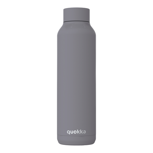 QUOKKA THERMAL SS BOTTLE SOLID RUBBER MOON 630 ML