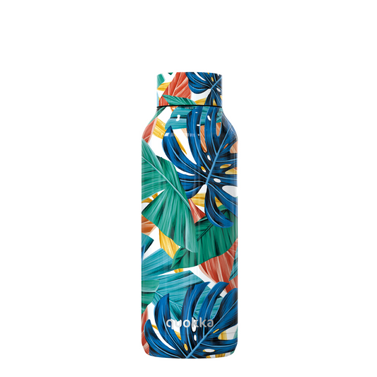 QUOKKA THERMAL SS BOTTLE SOLID COLOR JUNGLE 510 ML