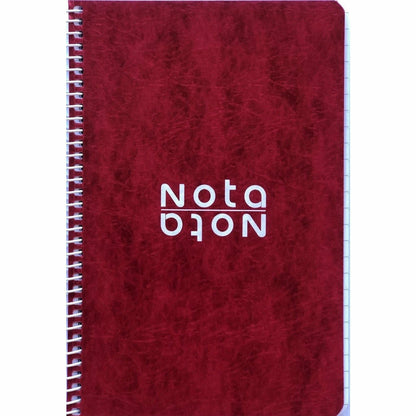 Bassile Nota Spiral Notebook 12x16cm Carton Cover 96 sheets