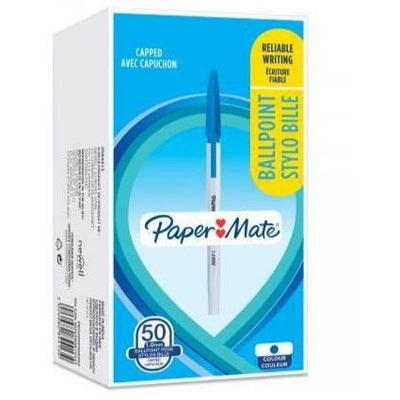Paper Mate 045 Capped 1.0mm Ballpoint Pen Box of 50 - Special Offer