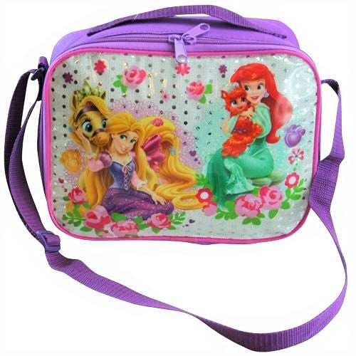 Disney Palace Pets Ariel & Rapunzel Lunch Box Bag 23x20x8cm
