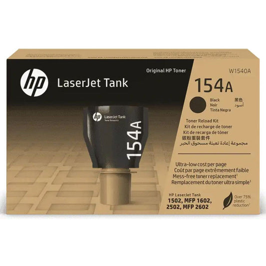 HP 154A Black Toner Reload Cartridges Kit 2,500 Pages Original For HP LaserJet Tank Printers