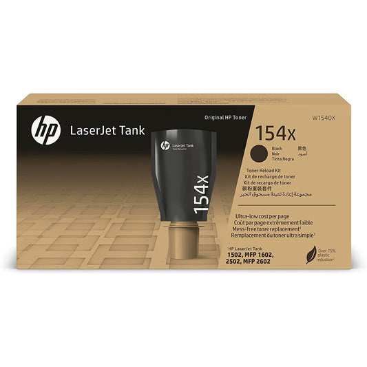 HP 154X Black Toner Reload Cartridges Kit 5,000 Pages Original For HP LaserJet Tank Printers