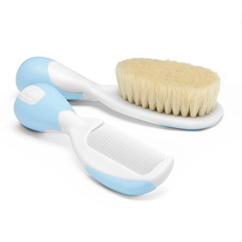 Chicco New Brush and Comb, Light Blue