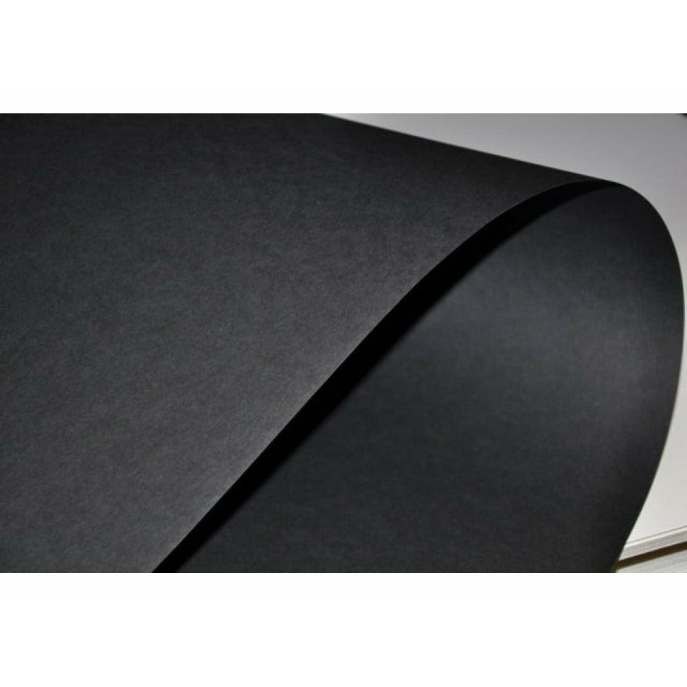NEW Favini Burano Black Paper 140g A4 - Pack of 50