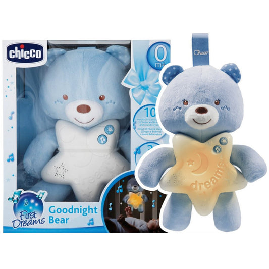 "TOY FIRST DREAMS GOODNIGHT BEAR BLUE
"
