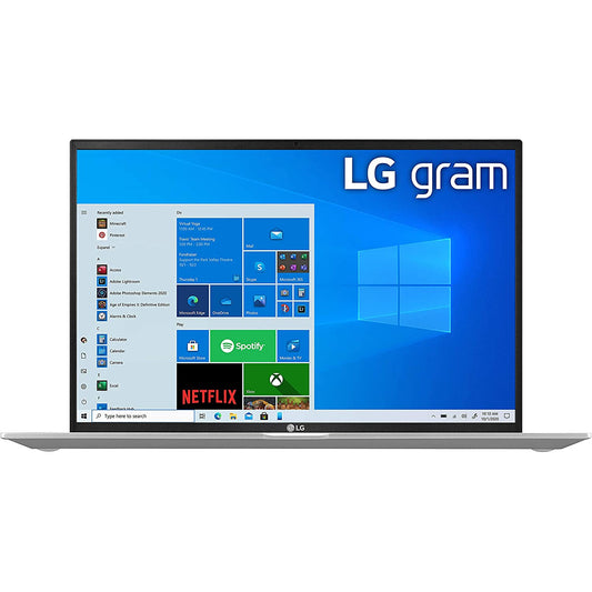 LG GRAM 16” Ultra-Lightweight & Slim 11Gen Intel Core i7 4-Cores w/ 99% DCI-P3 IPS Display & Big Battery - Silver