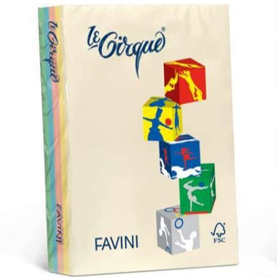 Favini A4 80g Assorted Colors Paper - Pack of 500