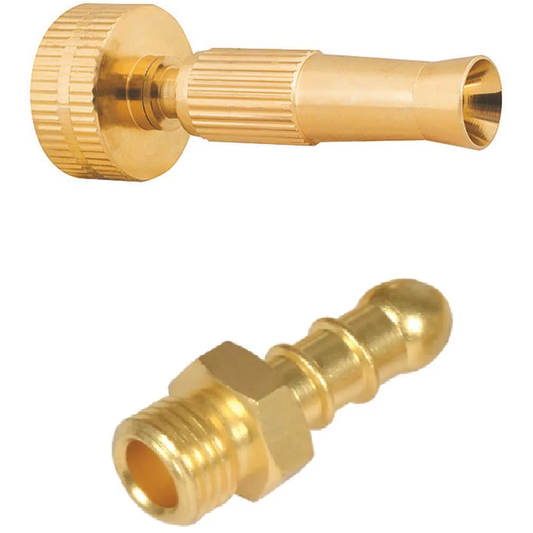 Brass Hose Nozzle For Watering Gardens/Lawns