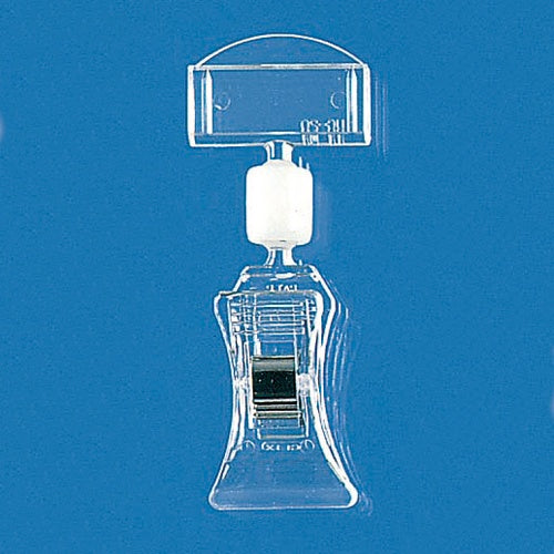 Open Item & Price Shelve Tags Transparent Clips