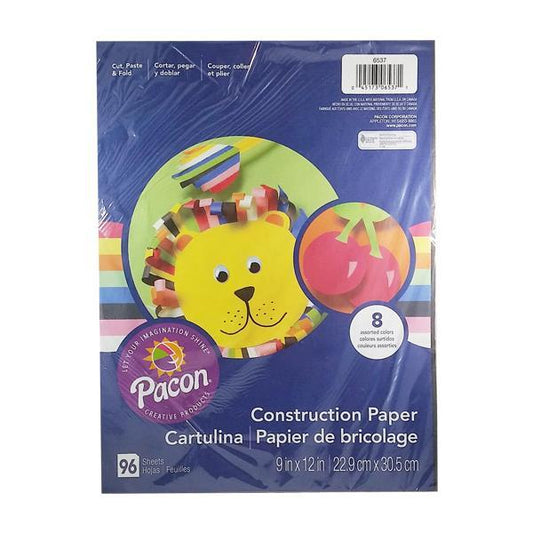 Pacon Rainbow Construction Paper - 96 Sheets