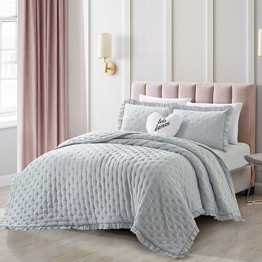 Nova Home "Mabel" Embroidered Kid's Comforter Set - Single/Twin - 4 Pcs