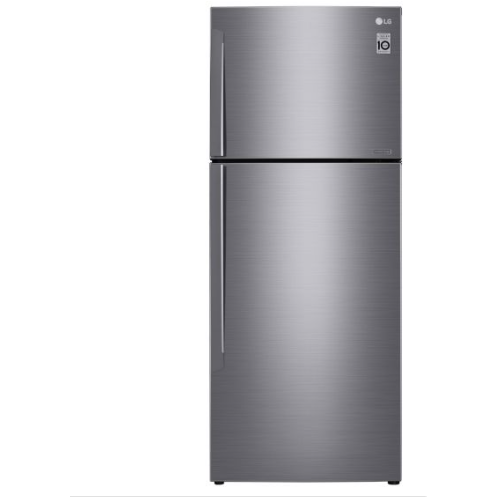 LG  Top Mount Refrigerator 471L Gross Capacity, Inverter Linear Compressor, DoorCooling+, Silver Color