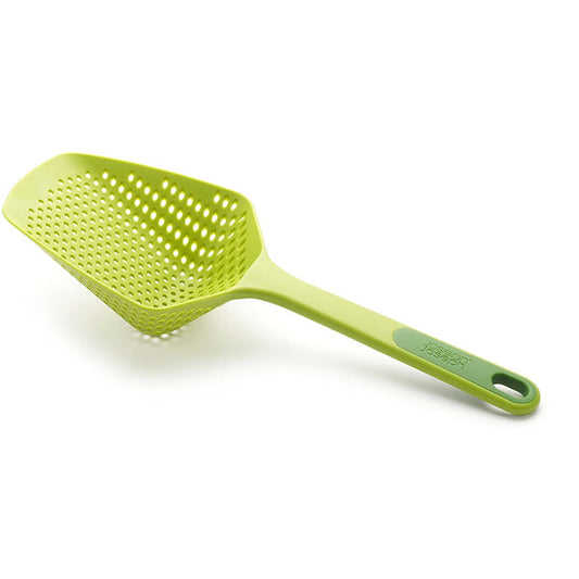 Joseph Joseph Scoop Colander Strainer Slotted Spoon, Green