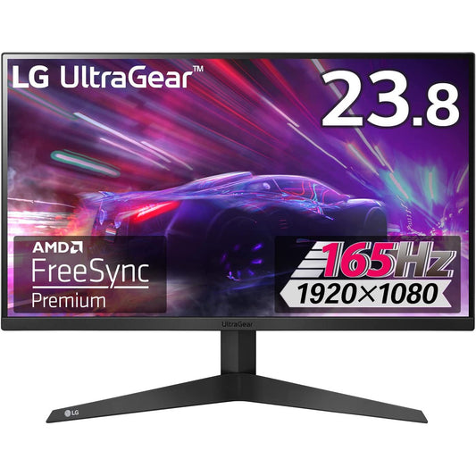 LG 24GQ50F-B UltraGear 24 Full HD 165Hz 1ms Motion Blur Reduction AMD FreeSync Premium - Black