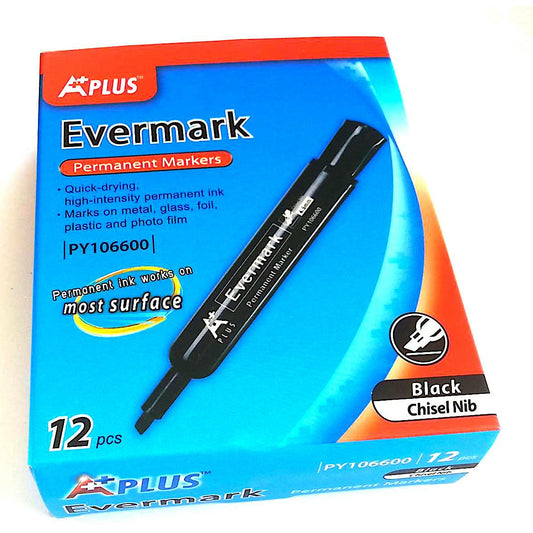 Special Offer Beifa A+ Evermark Black Permanent Marker - Box of 12
