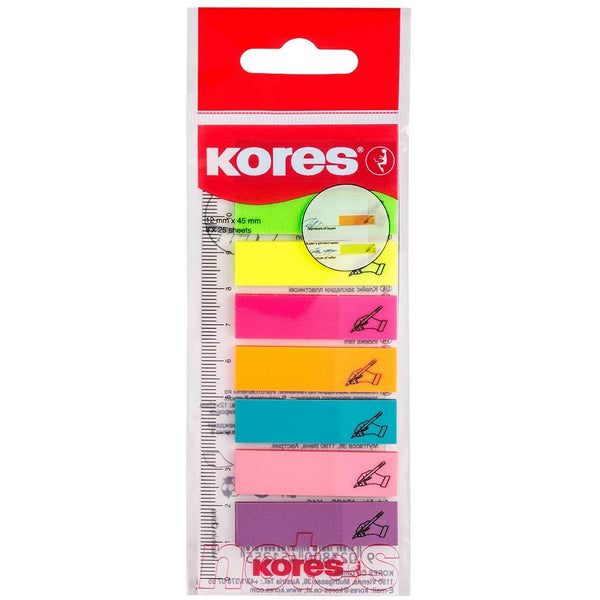 NEW Kores Notes Sign Here 12x45mm Flag Index Strips - Pack of 200