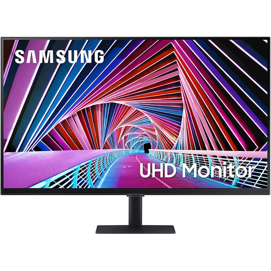 SAMSUNG 32” S70A 4K UHD HDR10 3Sided Borderless Design Intelligent Eye Care - Black