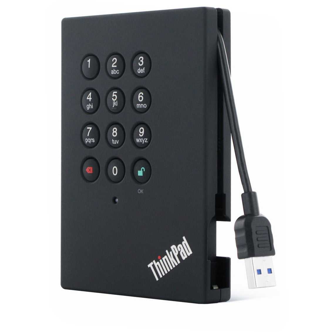 Lenovo 2TB ThinkPad USB 3.0 Secure Portable Hard Drive (4XB0K83868)