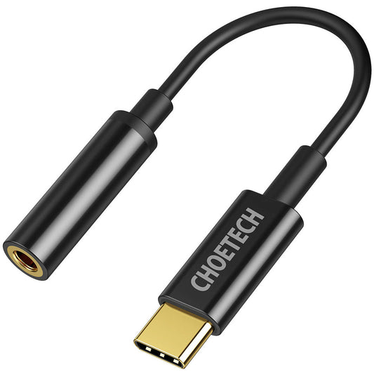 CHOETECH Type-C To Audio Jack Adapter With Hi-Res DAC Compatible