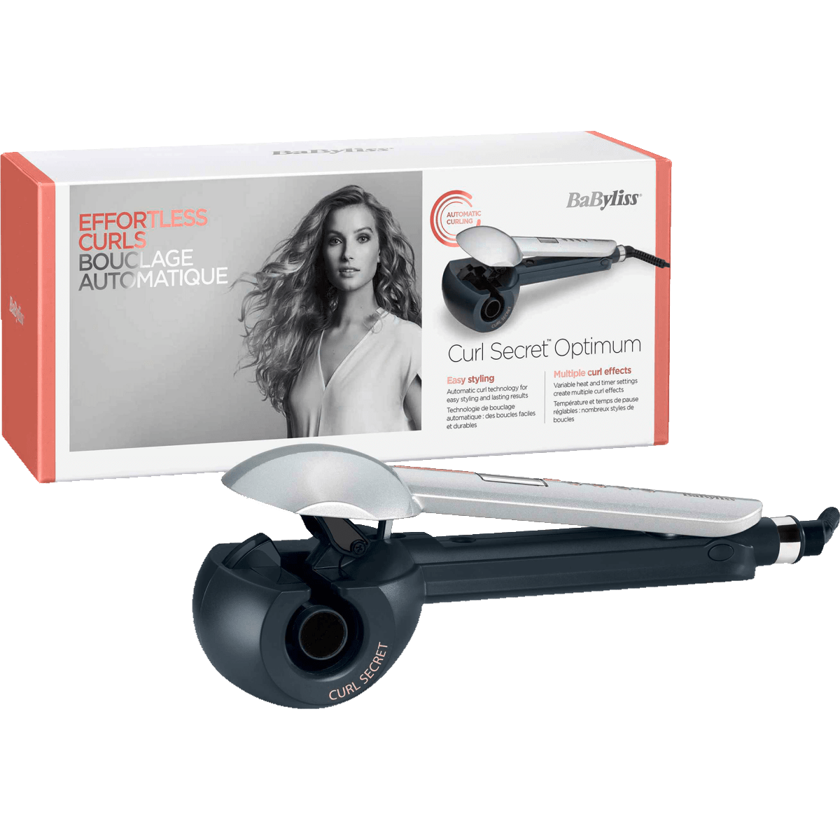 BaByliss C1600E hair styling tool Automatic curling iron Warm