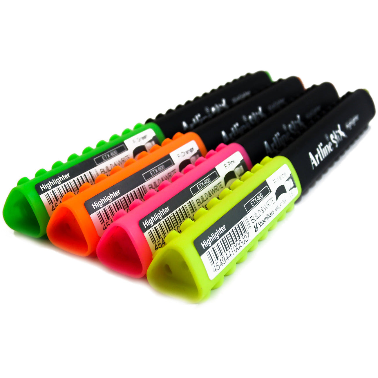 Artline Stix Build & Draw Highlighter Set - Pack of 4