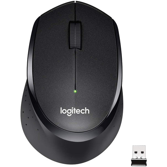 Logitech M330 Silent Plus Wireless USB Unifying Receiver, Black