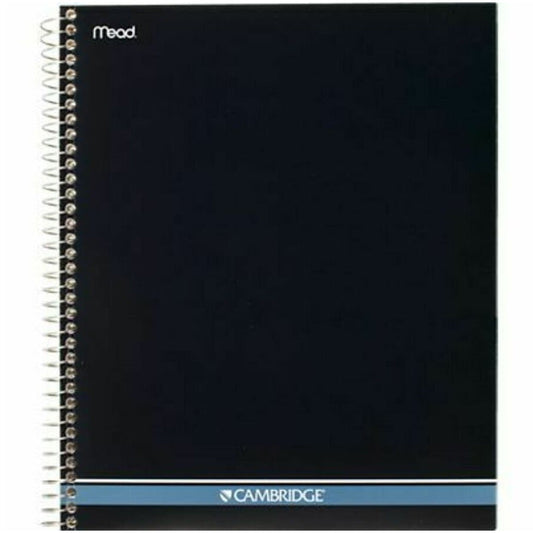 NEW Mead Cambridge College Ruled Ivory 70 Sheets Spiral Business Notebook - A4