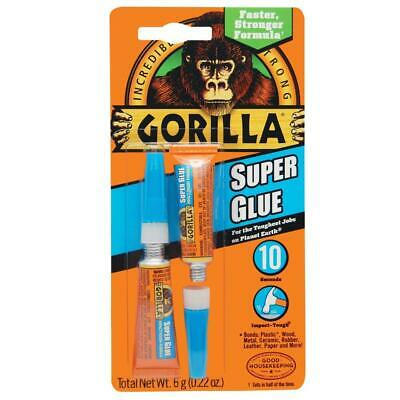 Details about Gorilla 7800109 Incredibly Strong Super Glue, 3-Gram, 2-Pack II  µ