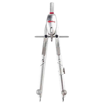 Rotring Rapid Adjustment Giant Bow Compass BTS Silver Edition