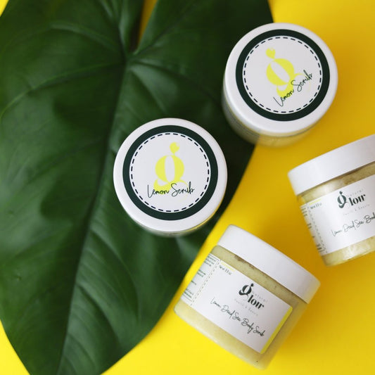 Lemon dead sea Body Scrub