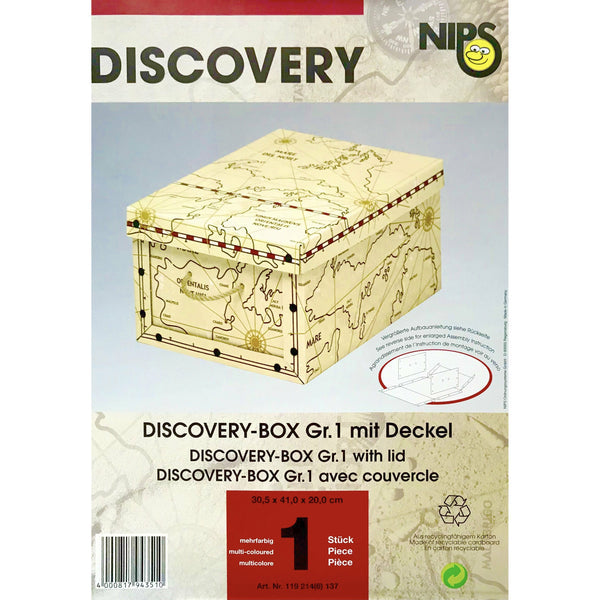 Nips Discovery Multipurpose Box with Lid 30.5x41x20 cm - Pack of 1