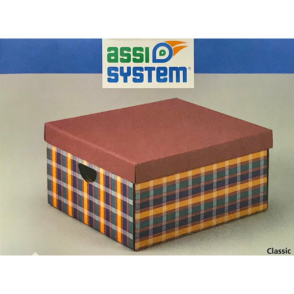 Assi System Classic Storage Box with Lid 39.5x33x18.5 cm