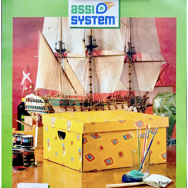 Assi System Tivoli Storage Box with Lid 39.5x34.5x18.5 cm