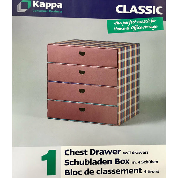 Kappa Classic 3 Drawer Storage Box 32x25x34 cm