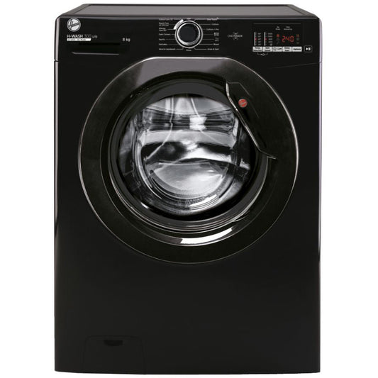 Hoover H-Wash 300 8kg 1400 Spin Washing Machine H3W 482DBBE/1-80 - Black