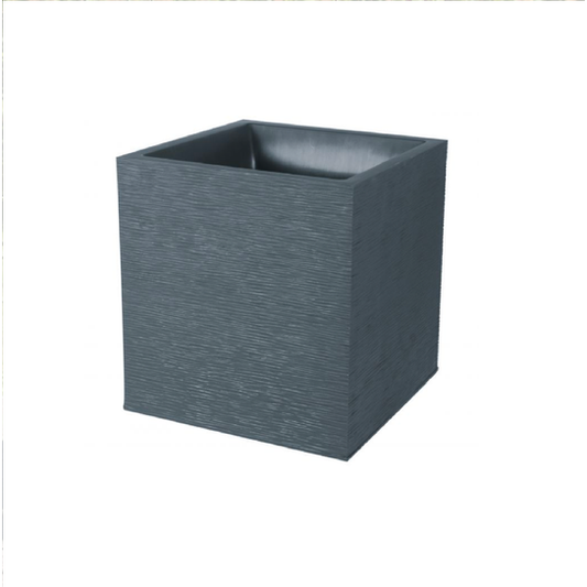 Grey Square Pot 40cm  40 ³