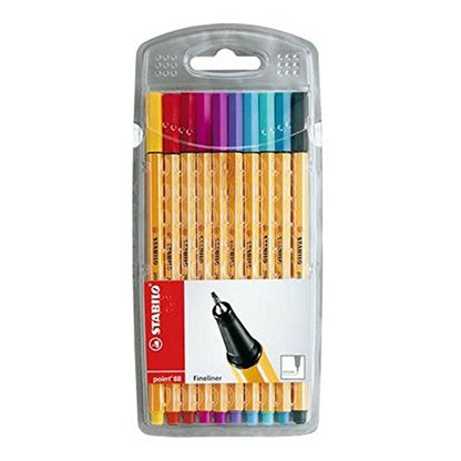 Stabilo Point 88 Fine Liner, Set of 10