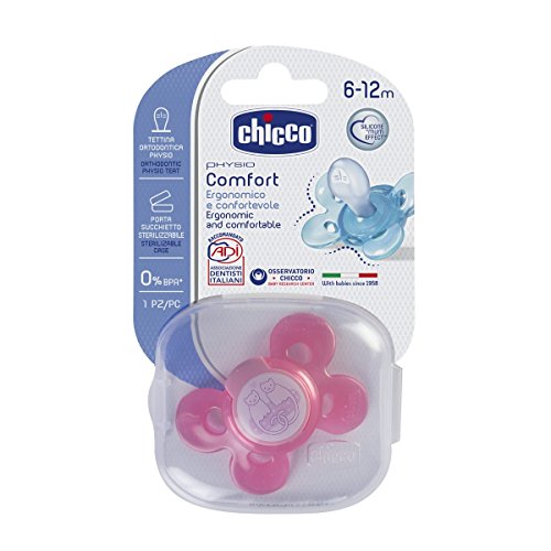"SOOTHER PH.COMFORT PINK SIL 6-12M 1PC C
"
