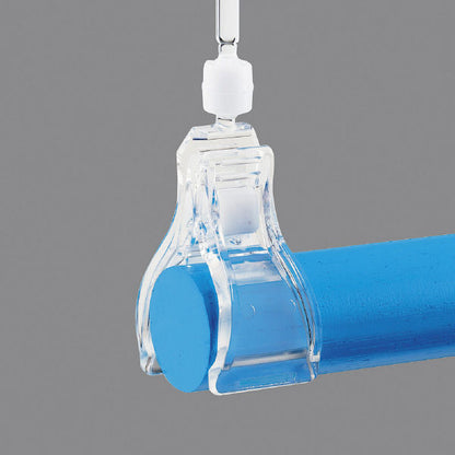 Open Item & Price Shelve Tags Transparent Clips
