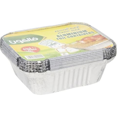 Falcon Aluminium Container With Lid 10 Pieces No.8342