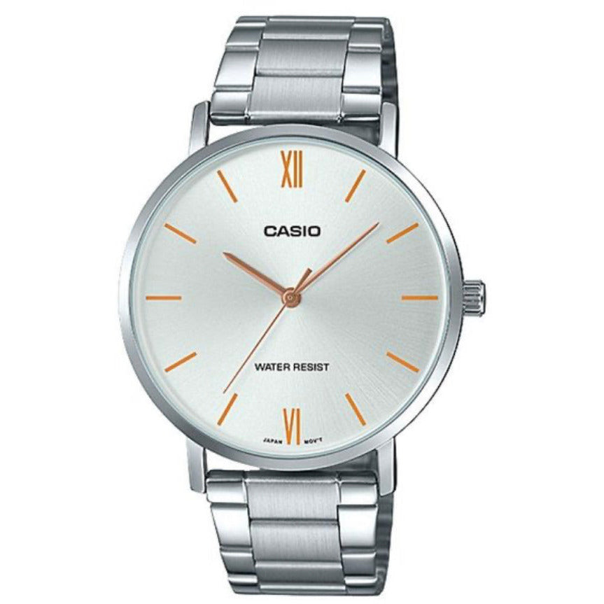 Casio, MTP-VT01D-2BUDF, Men's Watch - Stainless Steel