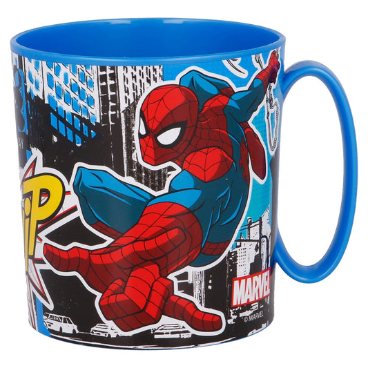 STOR MICRO MUG 350 ML SPIDERMAN STREETS