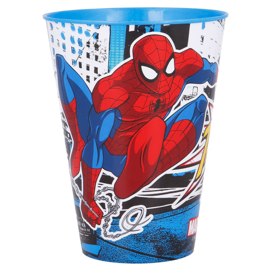 STOR LARGE EASY TUMBLER 430 ML SPIDERMAN STREETS