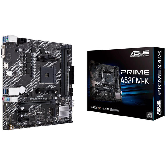 Asus PRIME A520M-K AMD A520 AM4 Micro ATX 2 DDR4 VGA HDMI M.2