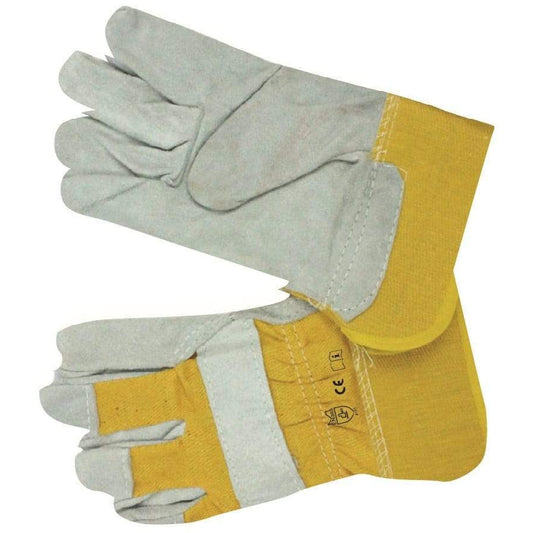 split leather gloves  