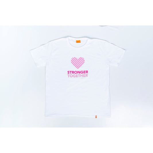 T-shirt in pink color - Stronger together - Breast cancer